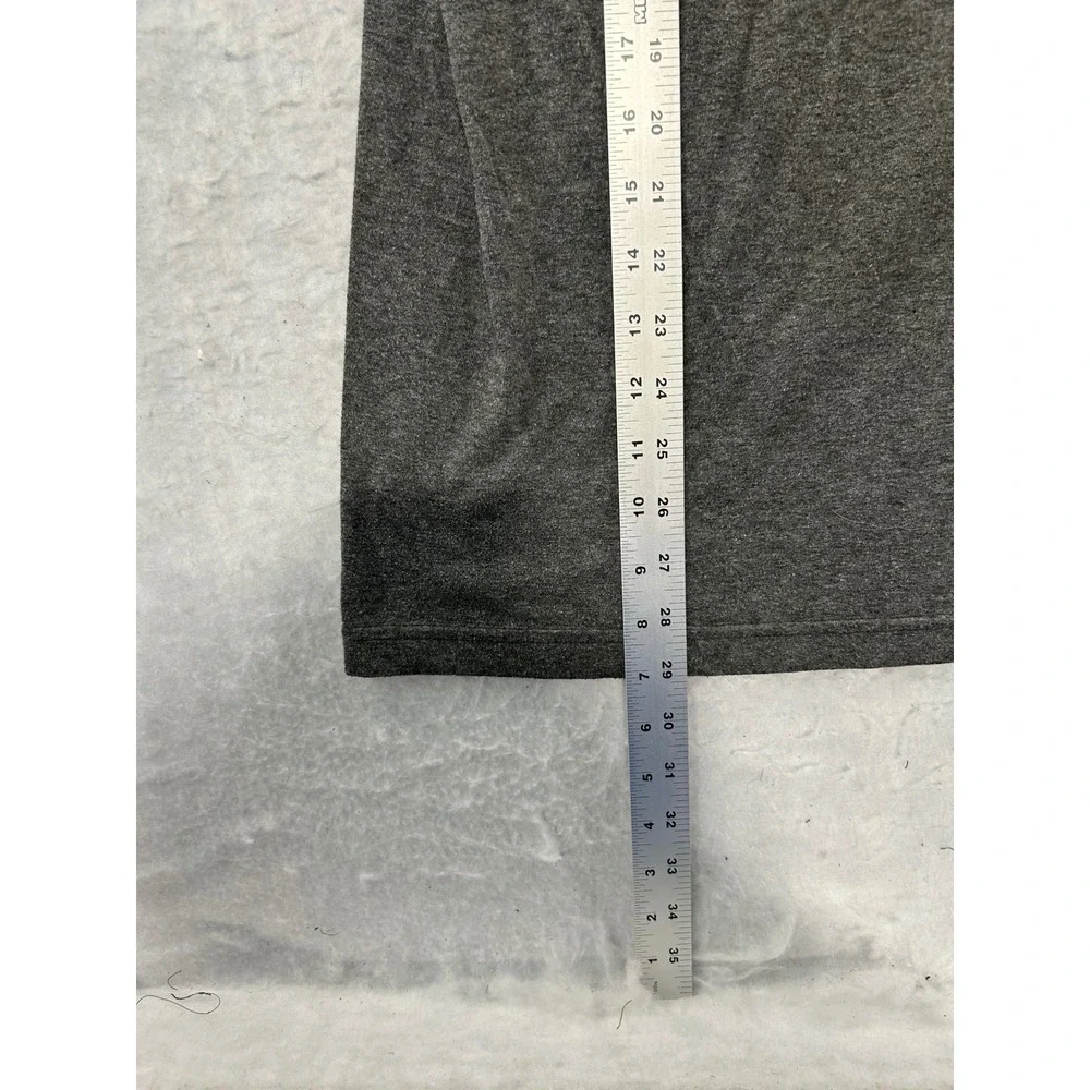 Adidas Mens Graphic T-Shirt Large Gray Heather Short Sleeve Mountain Logo Tee